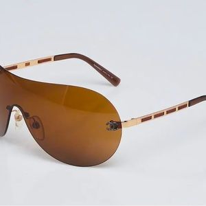 Chanel authentic vintage frameless shield sunglasses